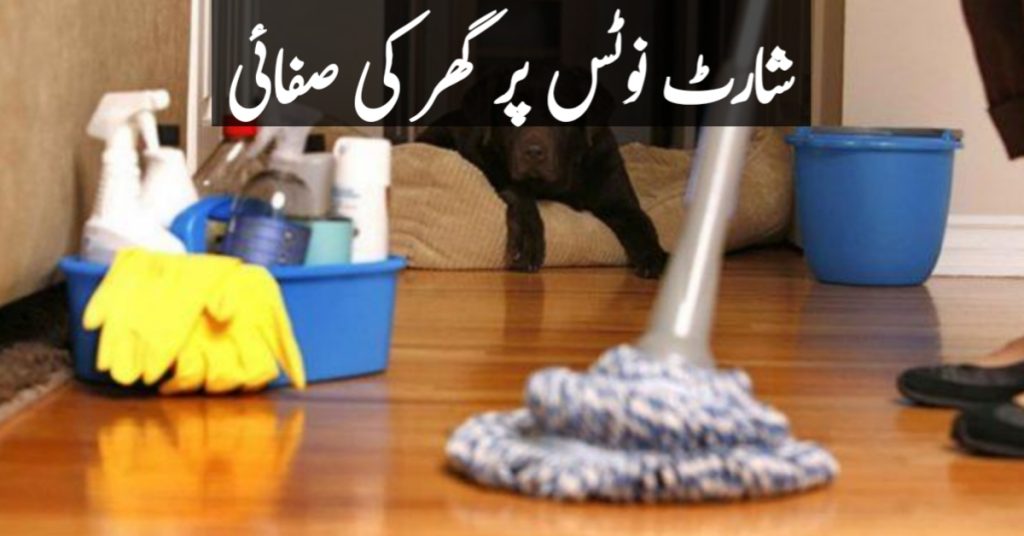 Home cleaning on short notice