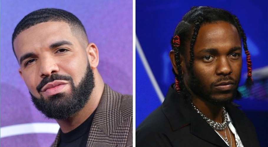 This combo of images from AFP shows Canadian rapper Drake (left), who has taken his feud with rival Kendrick Lamar (right). — AFP